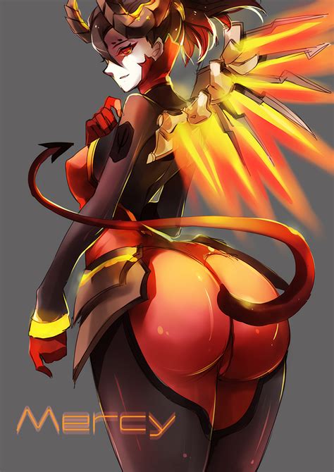 Mercy And Devil Mercy Overwatch Drawn By Sevenann Danbooru