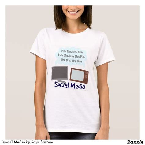 Social Media T Shirt Shirt Designs Tshirt Designs T Shirts For Women