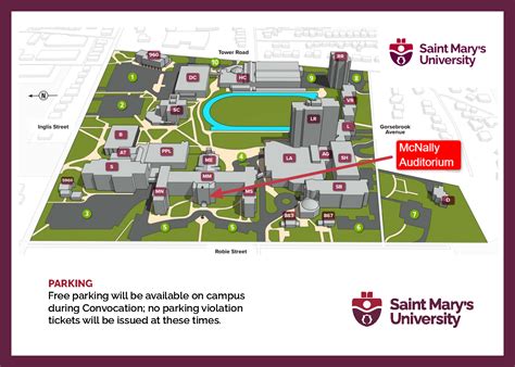 St Marys University Campus Map United States Map