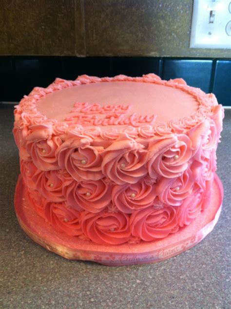 Rosette Decoration Cake How To Make Easy Buttercream Rosettes Cake
