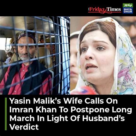 The Friday Times On Twitter The Wife Of Incarcerated Jklf Leader Yasinmalik Has Appealed To