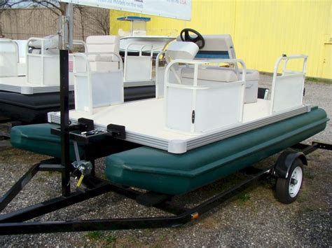 Small Portable Pontoon Boats Kit New Jon Boats With Trailer 50