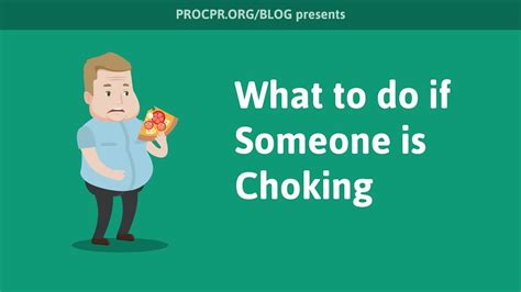 What To Do If Someone Is Choking Youtube