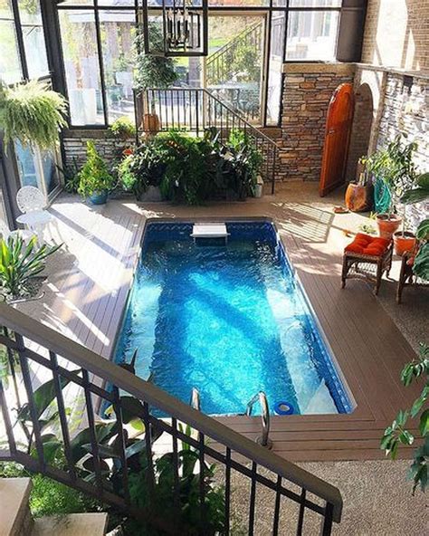 Innovative Small Swimming Pool For Your Small Backyard 38 Indoor
