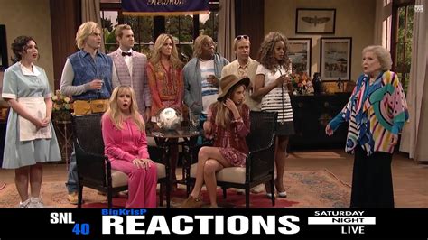 Snl 40th Anniversary Special The Californians ~ Reactions Youtube
