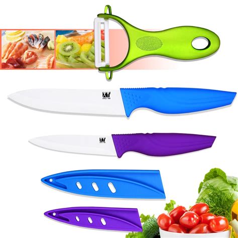 Xyj Brand Peeler Ceramic Knives 4 Inch Utility 5 Inch Slicing Kitchen