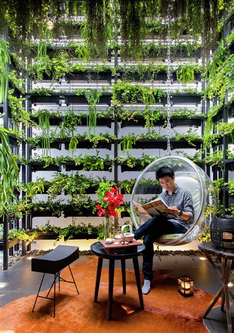 The Vertical Garden In This House Reconnects The Residents With Nature