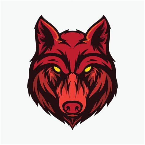 Premium Vector Wolf Head Icon
