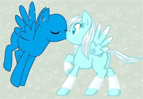 Suprise Kiss -MLP Collab- by PockyHunter on DeviantArt