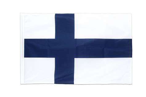Bild ist in public domain, urheberrechtsfrei, keine rechte vorbehalten, frei für jegliche nutzung. Hohlsaum Finnland Flagge, finnische Flagge PRO - 60 x 90 cm