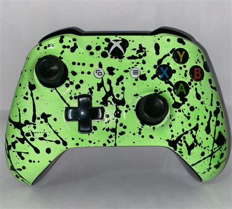 Xbox One Controller Custom Paint Splat Splash Choose Your Etsy