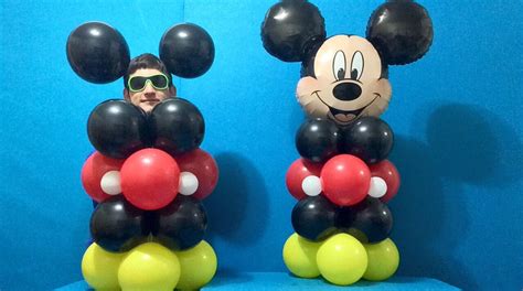 Easy Mickey Mouse Balloon Decoration Youtube