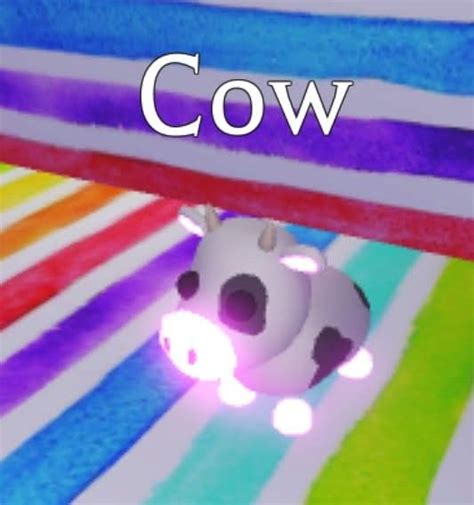 Frost Dragon Adopt Me Wallpaper Neon Adopt Cow Roblox Pet Studio Cows