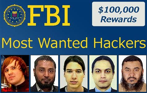 Fbi Offering 100000 Reward For Information On Most Wanted Cyber Criminals