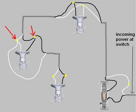 Wiring a 3 way switch with multiple lights in this circuit, two light fixtures are shown but more can be added by duplicating the wiring arrangement between the fixtures for each additional light. Help With Wiring: 1 Switch Controlling 2 Lights - Electrical - DIY Chatroom Home Improvement Forum