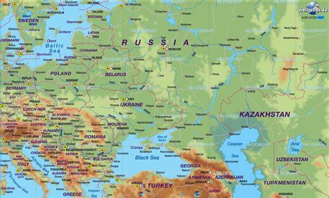 Map Of Eastern Europe General Map Region Of The World