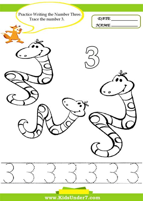 Best of all, many worksheets across a variety of subjects feature vibrant colors, cute characters, and interesting story prompts, so kids get excited about their learning adventure. Kids Under 7: Number Tracing -1-10 - Worksheet. Part 2