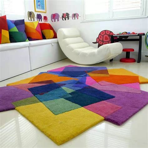 Color It All Rug Vibrant Living Room Cool Rugs Rugs In Living Room
