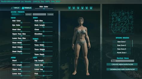 Character Creation And Attributes Ark Survival Evolved Game Guide