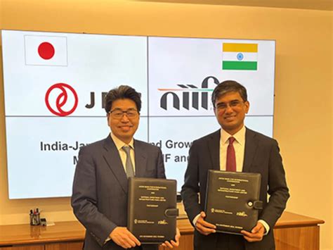 Niif And Jbic Jointly Launch India Japan Fund To Promote Japanese
