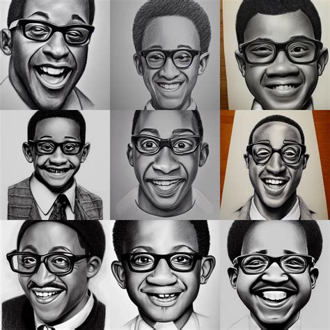 Detailed Pencil Sketch Of Steve Urkel Stable Diffusion