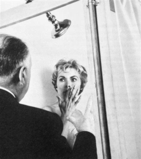 Filming Psycho A Rare Behind The Scenes Photo The Shower Scene 1960 Love Movie Janet