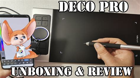 Xp Pen Deco Pro Unboxing Review And Speedpaint Youtube