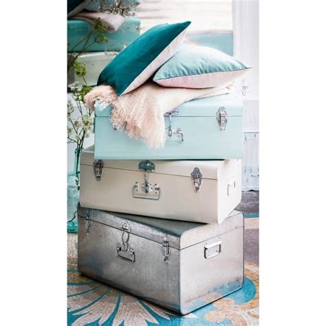 However, it may take up much room, i mean one won't, but if you need a storage trunk set or lots of boxes for. Masa Metal Trunk | Metal trunks, Bedroom storage, Storage ...