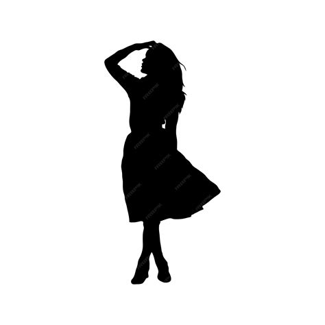 Premium Vector Woman Silhouette Vector