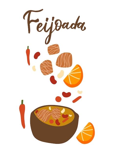 Sopa De Feijoada De Carne Cozida Brasileira Primo Da Comida Latino