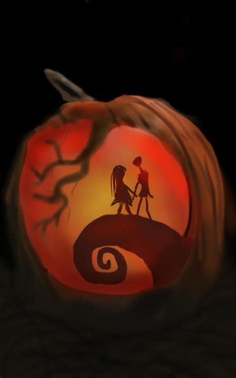 Nightmare Before Christmas Pumpkin Carving By Thehuntercow On Deviantart
