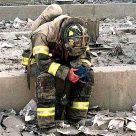 A United States Firefighter On September 11 2001 In New York City