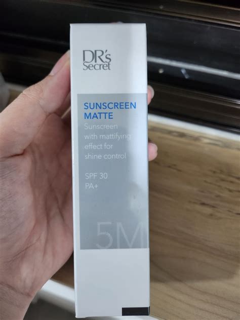 Dr Secret Sunscreen Matt 5m Beauty And Personal Care Face Face Care On