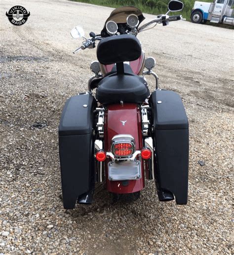 Harley davidson 7 stretched extended saddlebags road king road glide street. Harley Road King Classic Touring Bagger Leather Covered ...
