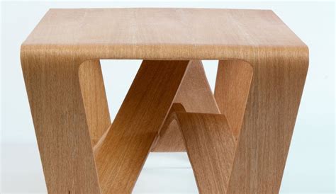 Woodwaves Is A Small Lounge Table In Bent Veneer An
