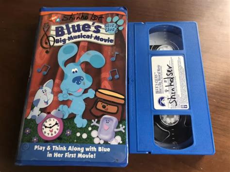 Blues Clues Blues Big Musical Movie Vhs 2000 Blue Tape 963
