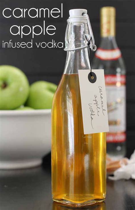 Allow to infuse until candies. Caramel apple vodka (infused vodka recipe) | Recipe ...
