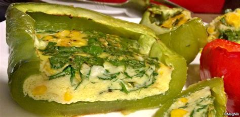 Egg And Corn Stuffed Bell Peppers Delightfull Discoveries Recipe