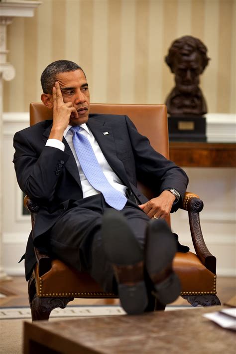 Jakes Presidential World President Barack Obama Relaxing In The Oval