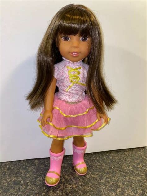 American Girl Fgd37 Welliewishers Ashlyn Doll Ebay