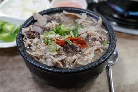 Food Sundaeguk 순댓국 Korean Sausage Soup Peacebreeze