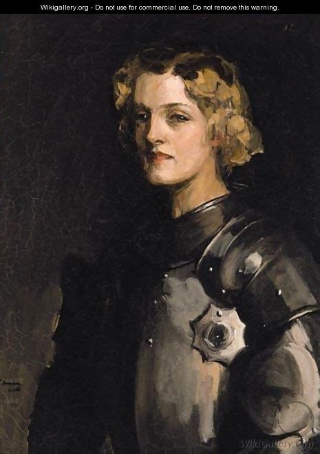 Portrait Of Pauline Chase As Joan Of Arc Sir John Lavery