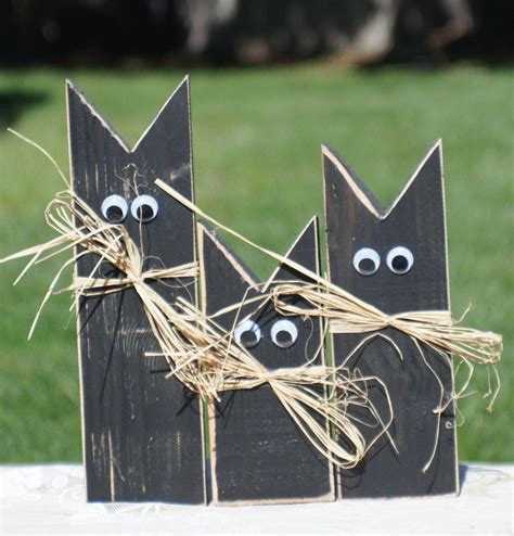Primitive Black Cat Halloween Decor Halloween Decorations Haunted