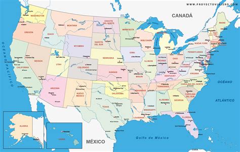 Mapas De Estados Unidos