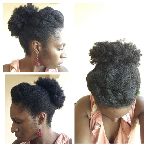 How I Wore My Hair Afro Puffs Afro Hairstyles 4c Natural Hair