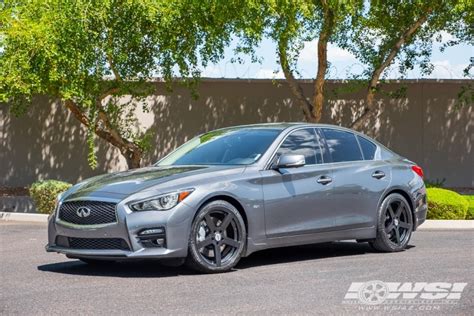 2017 Infiniti Q50 With 19 Tsw Tanaka In Matte Black Rotary Forged