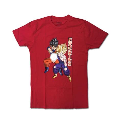 Dragon Ball Z Goku And Gohan Kamehameha Japanese T Shirt Fundom