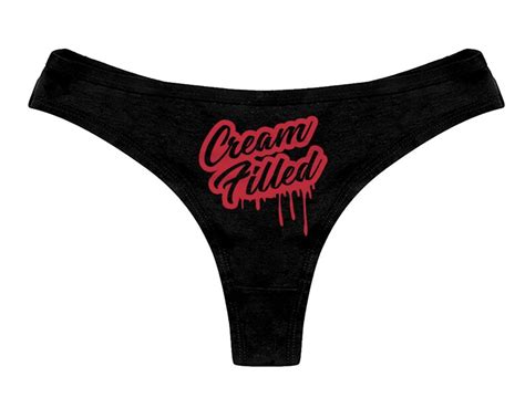 Cream Filled Panties Sexy Funny Slutty Creampie Bachelorette Etsy