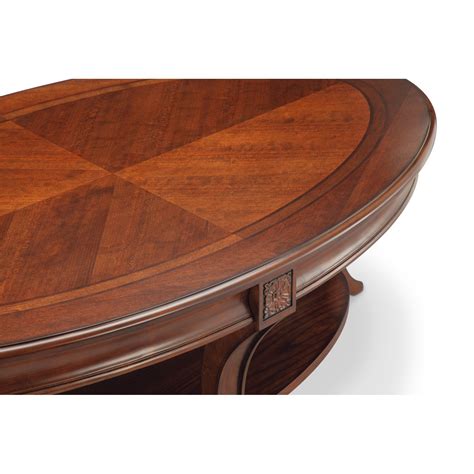 Magnussen Home Winslet Solid Wood Oval End Table In Cherry