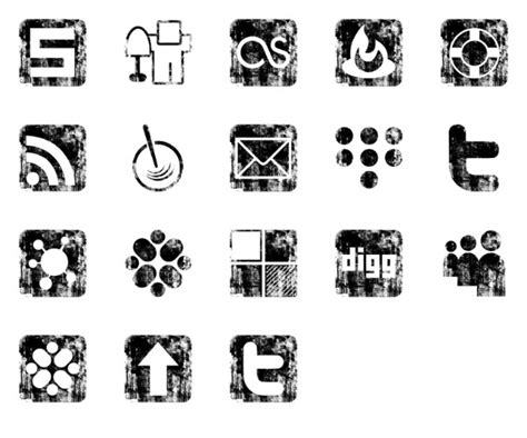 Grunge Icon Pack At Collection Of Grunge Icon Pack